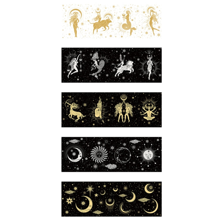 88988 Colorful Bronzing Washi Tape Starry Sky Hand Account Tape(Star Hot Stamping 5) - free shipping - PMC TechLife - Order now!