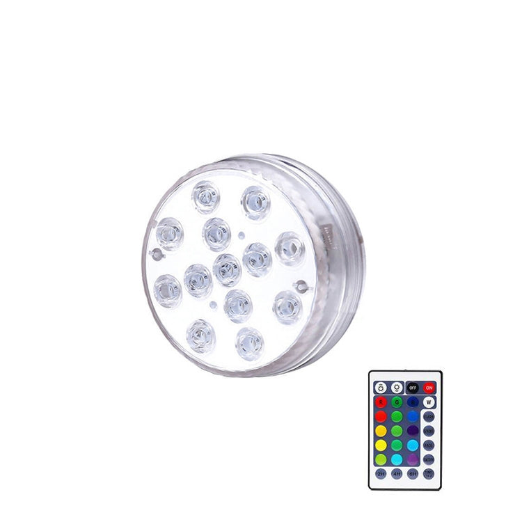 LED Remote Control Diving Light Pool Waterproof Underwater Lamp, Spec: 7cm 13 LEDs+IR 28-key Remote Control(1 PC + 1 Remote Control) - Underwater Lights by PMC TechLife | Online Shopping South Africa | PMC TechLife