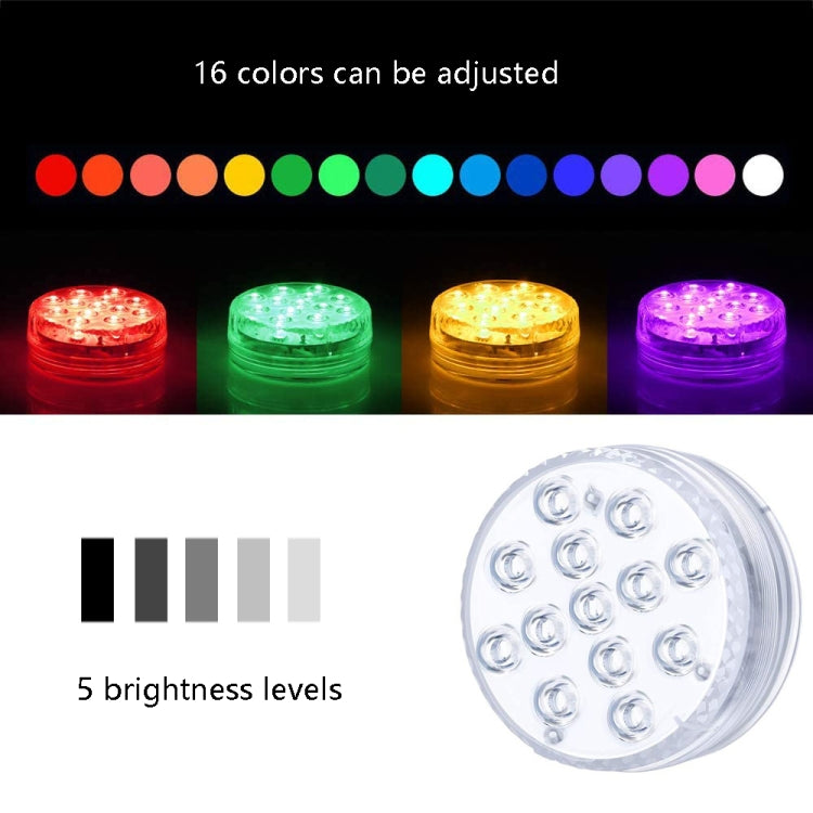 LED Remote Control Diving Light Pool Waterproof Underwater Lamp, Spec: 7cm 13 LEDs+IR 28-key Remote Control(1 PC + 1 Remote Control) - Underwater Lights by PMC TechLife | Online Shopping South Africa | PMC TechLife