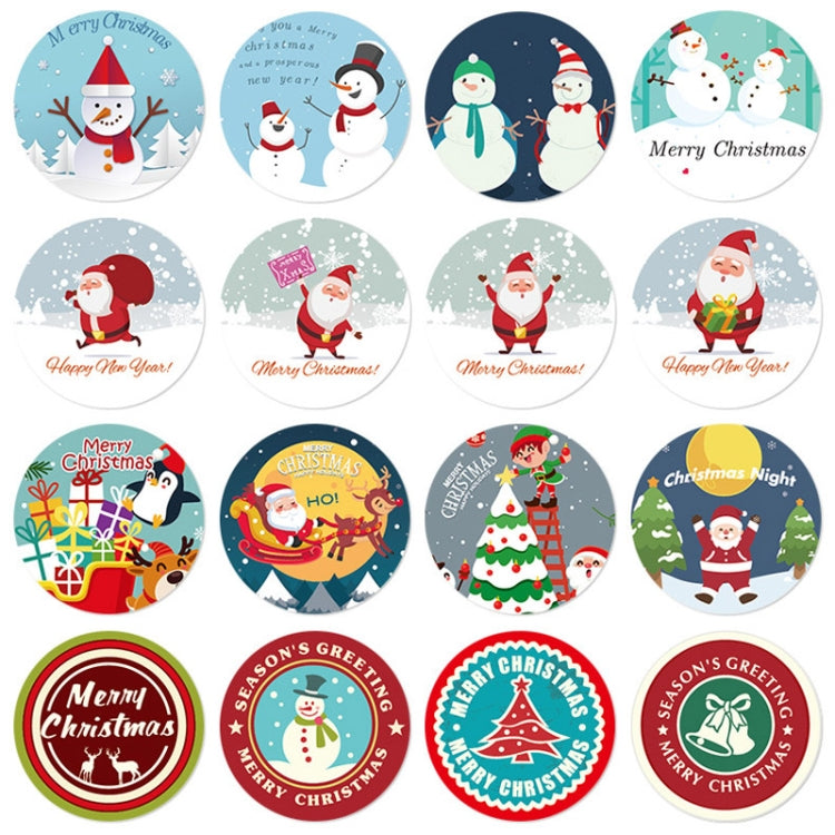 Christmas Gift Sticker Decoration Label Sealing Sticker(HA048) - Christmas Stickers by PMC TechLife | Online Shopping South Africa | PMC TechLife | Buy Now Pay Later Mobicred