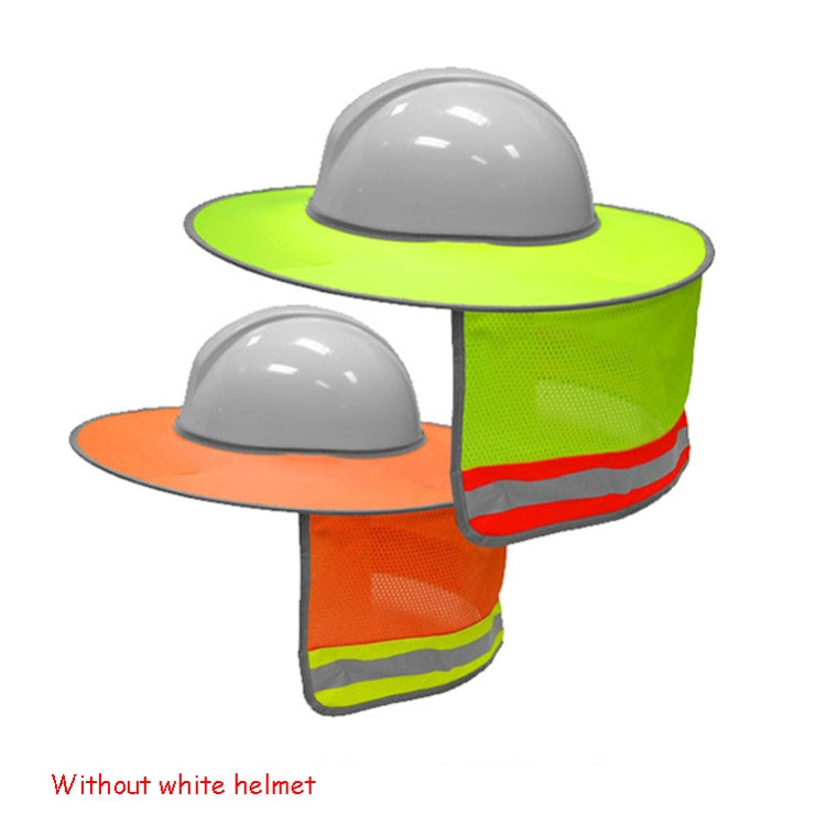 Construction Site Outdoor Construction Foldable Reflective Safety Sun Hat, Size: One Size(Fluorescent Orange) - Workplace Safety Supplies by PMC TechLife | Online Shopping South Africa | PMC TechLife