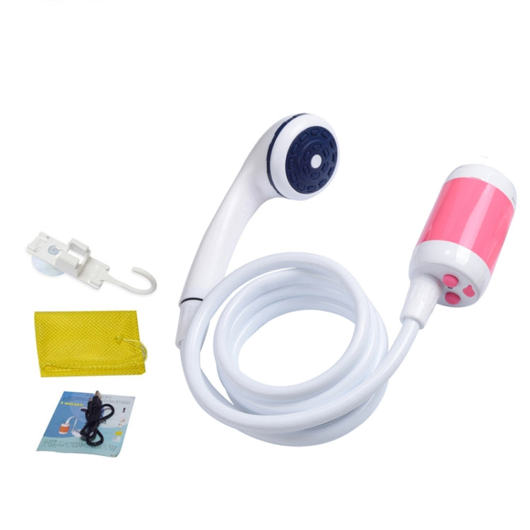 LLT-ES01 Electric Pet Shower Outdoor Camping Bath Device, Style: Standard (Pink) - Shower Head by PMC TechLife | Online Shopping South Africa | PMC TechLife | Buy Now Pay Later Mobicred