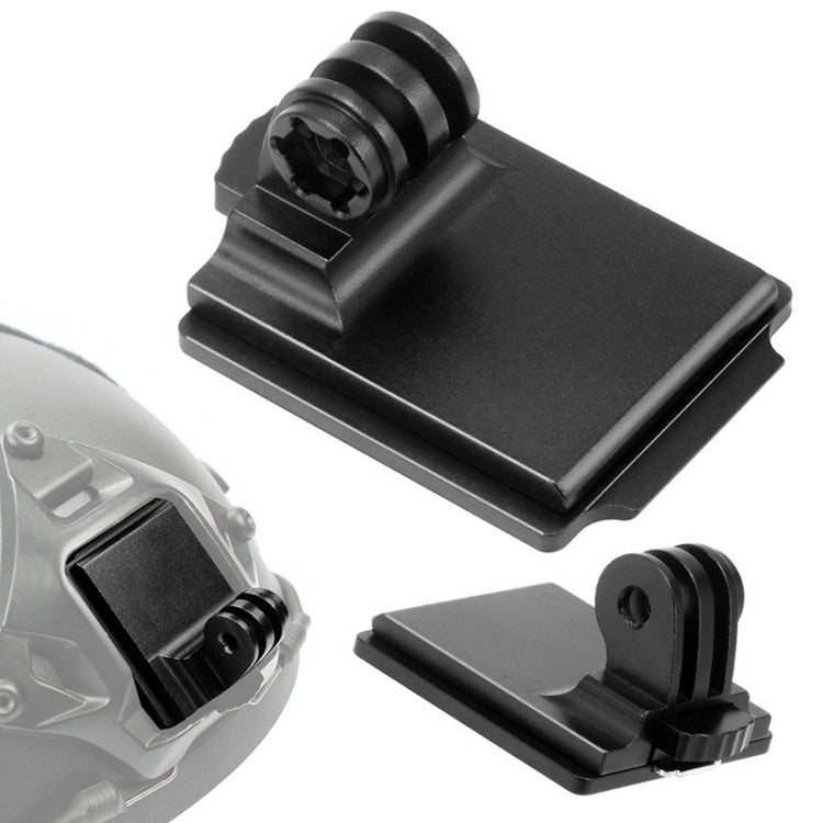 Upgraded Version Helmet Base Adapter Fixed Mount Hunting CS NVG Bracket for GoPro Hero11 Black / HERO10 Black /9 Black /8 Black /7 /6 /5 /5 Session /4 Session /4 /3+ /3 /2 /1, DJI Osmo Action and Other Action Cameras - Helmet Mount by PMC TechLife | Online Shopping South Africa | PMC TechLife