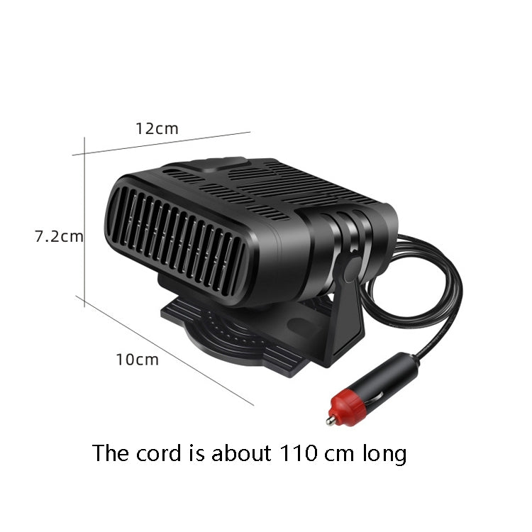 12V Black Car Heater Cold And Warm Wind Defrosting And Snow Demister - Heating & Fans by PMC TechLife | Online Shopping South Africa | PMC TechLife | Buy Now Pay Later Mobicred