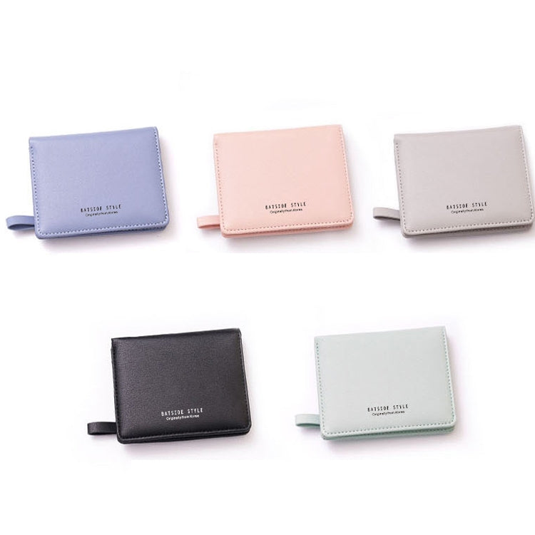 BATSIOE Short Type Ladies Wallet Small Fresh Two-Fold Student Bag Simple Multi-Card Coin Purse(Green) - free shipping - PMC TechLife - Order now!