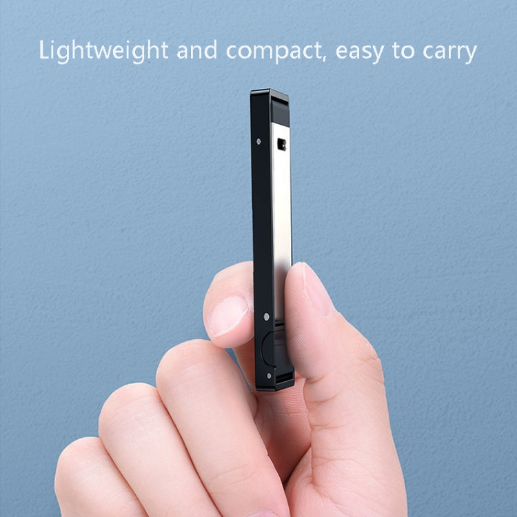 Oatsbasf 03637 Aluminum Alloy Mobile Phone Bracket Desktop Folding Portable Metal Rack(Black) - free shipping - PMC TechLife - Order now!