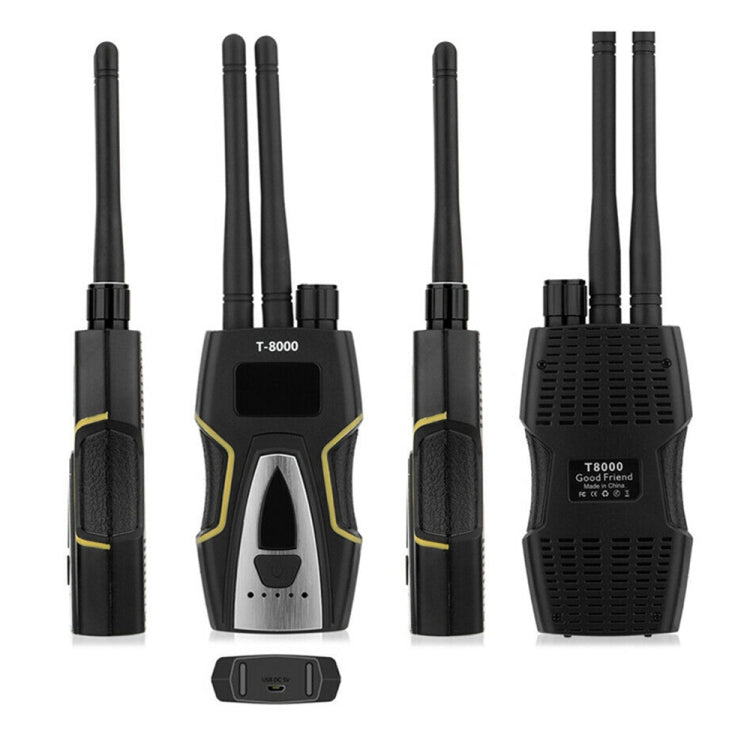 T8000 Wireless Signal Detector GPS Defense Location Finding Camera Anti-Candid Anti-Tracking Detection Instrument - WiFi Signal Detector by PMC TechLife | Online Shopping South Africa | PMC TechLife