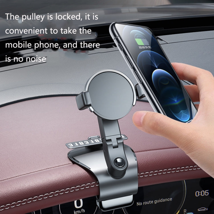 ZJ088 Car Mobile Phone Bracket Car Central Control Instrument Panel Rearview Mirror Multifunctional AR Navigation Bracket(Green) - Car Holders by PMC TechLife | Online Shopping South Africa | PMC TechLife