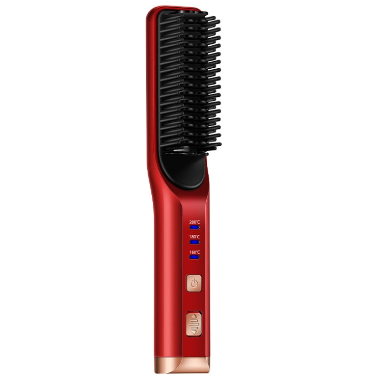 2 In 1 Curling And Straightening Dual-Use Mini Multi-Function Hair Straightener, Colour : Red - Hair Curler by PMC TechLife | Online Shopping South Africa | PMC TechLife