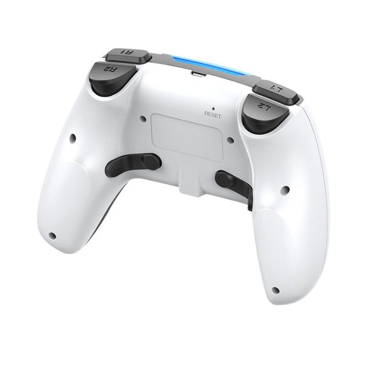 Bluetooth Wireless Six-Axis Programmable Dual-Vibration Gamepad For PS4(Red) - Gamepads by PMC TechLife | Online Shopping South Africa | PMC TechLife
