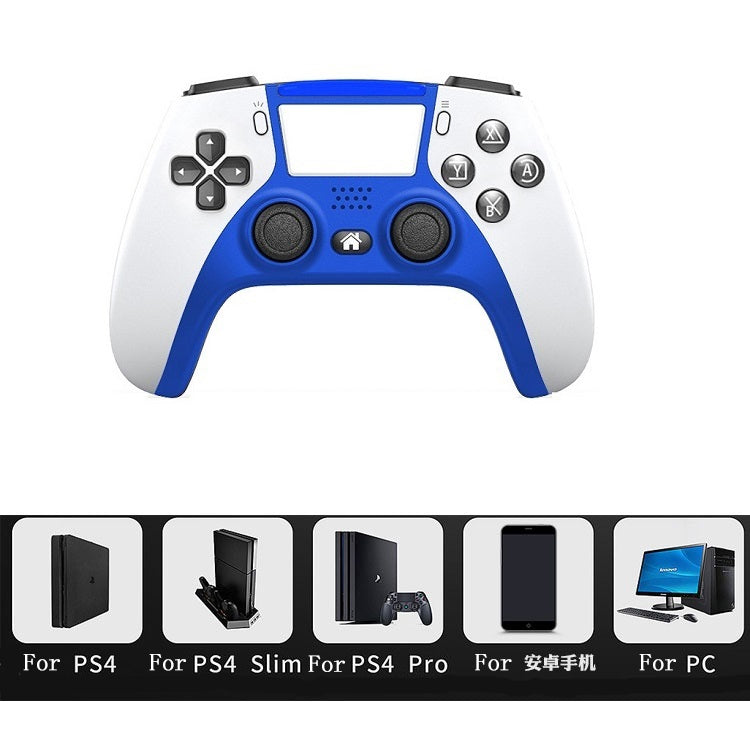 Bluetooth Wireless Six-Axis Programmable Dual-Vibration Gamepad For PS4(Red) - Gamepads by PMC TechLife | Online Shopping South Africa | PMC TechLife