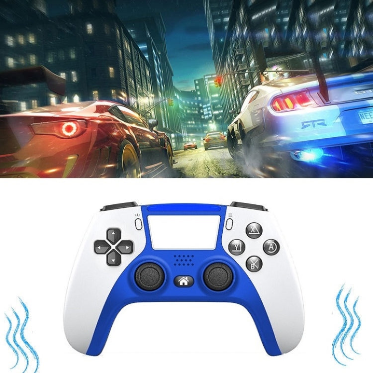 Bluetooth Wireless Six-Axis Programmable Dual-Vibration Gamepad For PS4(Red) - Gamepads by PMC TechLife | Online Shopping South Africa | PMC TechLife