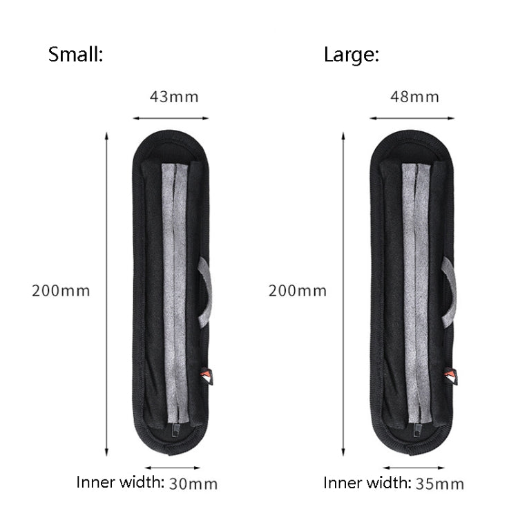 10 PCS G12S Headset Earphone Protection Cover Neoprene Head Beam Protection Pad(Small-Black) - Earmuff & Pad by PMC TechLife | Online Shopping South Africa | PMC TechLife