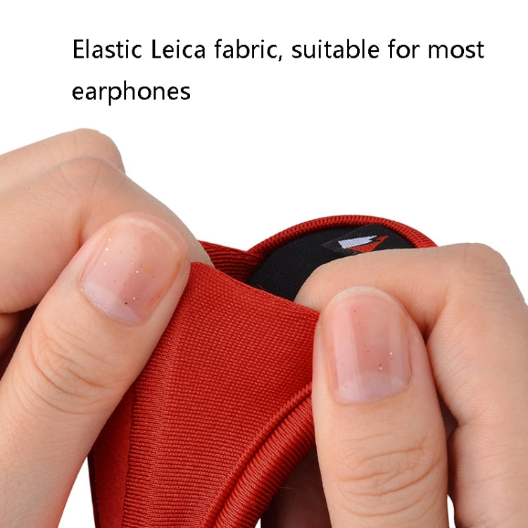 10 PCS G12S Headset Earphone Protection Cover Neoprene Head Beam Protection Pad(Small-Black) - Earmuff & Pad by PMC TechLife | Online Shopping South Africa | PMC TechLife