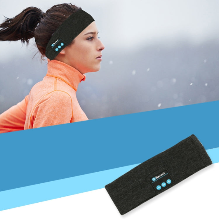 Bluetooth Headset Sports Headband Outdoor Running Yoga Sweat-Absorbent Headscarf, Colour: Dark Gray - Smart Hats by PMC TechLife | Online Shopping South Africa | PMC TechLife | Buy Now Pay Later Mobicred