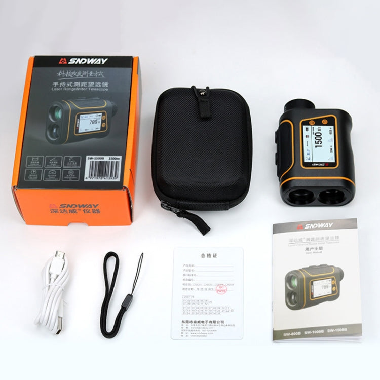 SNDWAY Rangefinder Instrument Outdoor Telescope Golf Measuring Instrument, Model: SW1000B 1000m - free shipping - PMC TechLife - Order now!