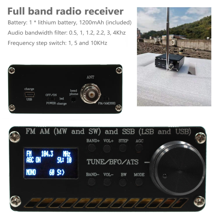 Si4732 All Band Radio Receiver FM AM (MW & SW) SSB (LSB & USB) Receiver - Player Accessories by PMC TechLife | Online Shopping South Africa | PMC TechLife | Buy Now Pay Later Mobicred