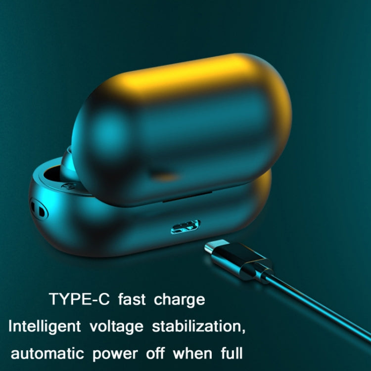 TWS-22 Bluetooth 5.0 In-Ear Sports Waterproof Noise Cancelling Touch Control Mini Headphones(Black) - TWS Earphone by PMC TechLife | Online Shopping South Africa | PMC TechLife