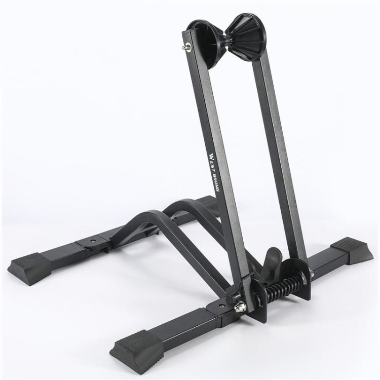 WEST BIKING Portable Bicycle Parking Display Stand(Black) - Holders by WEST BIKING | Online Shopping South Africa | PMC TechLife | Buy Now Pay Later Mobicred