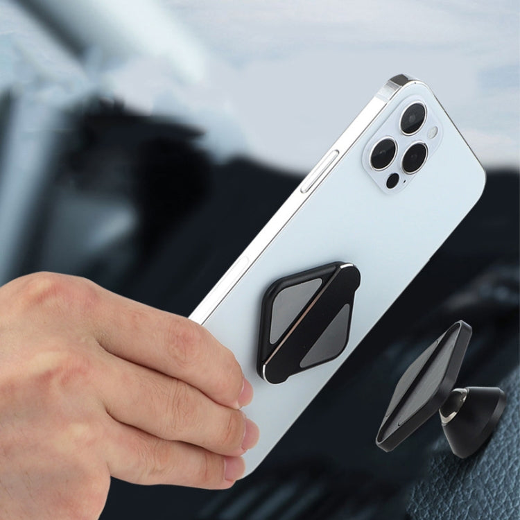 Aluminum Alloy Car Mobile Phone Bracket Portable Phone Desktop Folding Frame(Black) - Car Holders by PMC TechLife | Online Shopping South Africa | PMC TechLife