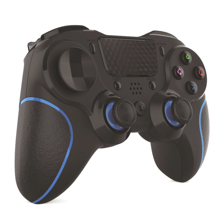 MB-P913 PC Six-Axis Somatosensory Back Key Programming Dual Vibration Bluetooth Gamepad For PS4 Pro(Blue Black) - Gamepads by PMC TechLife | Online Shopping South Africa | PMC TechLife