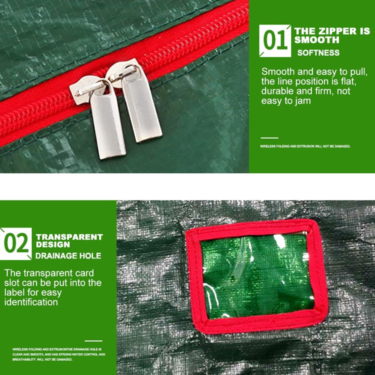 Outdoor Home Waterproof Christmas Tree Storage Bag, Specification: 165x38x76cm(Green) - Others by PMC TechLife | Online Shopping South Africa | PMC TechLife