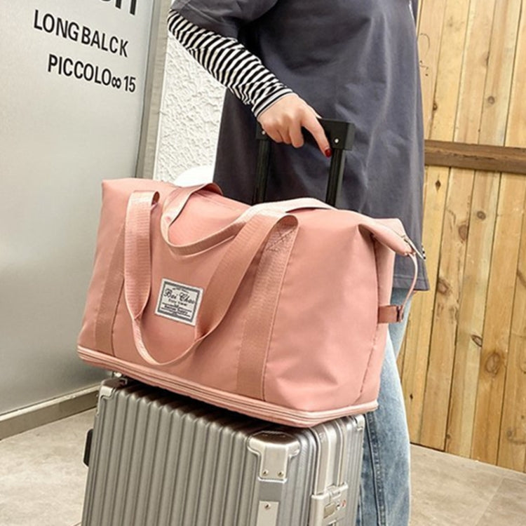 Travel Bag Large Capacity One-Shoulder Handbag Sports Gym Bag Dry And Wet Separation Duffel Bag(Pink) - Handbags by PMC TechLife | Online Shopping South Africa | PMC TechLife