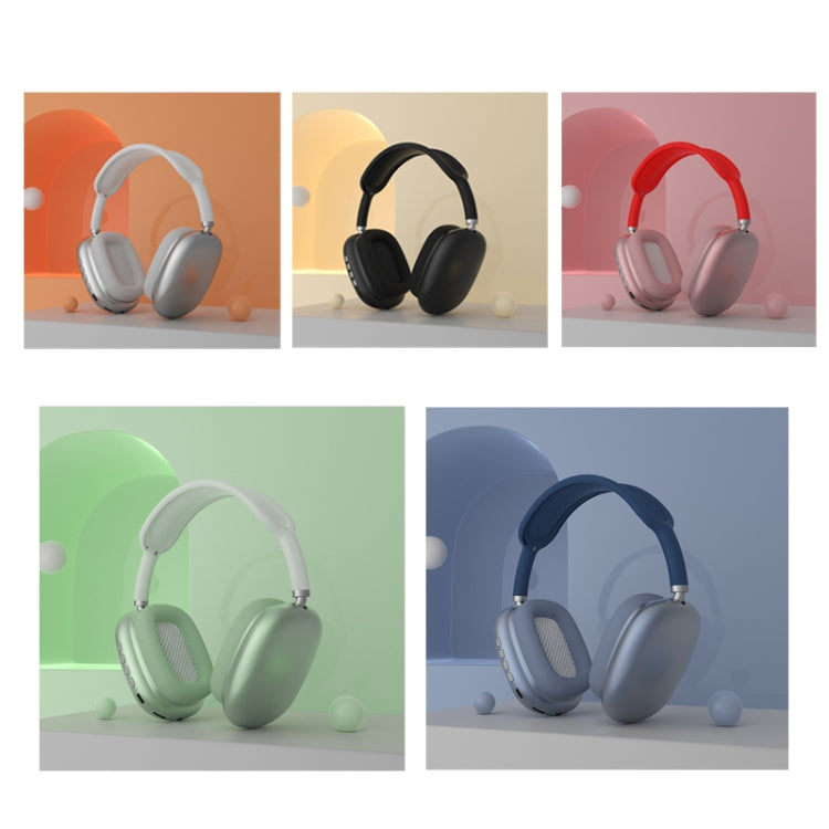 P9 Bluetooth 5.1 Subwoofer Wireless Headset Support AUX / TF Card(Red) - Headset & Headphone by PMC TechLife | Online Shopping South Africa | PMC TechLife