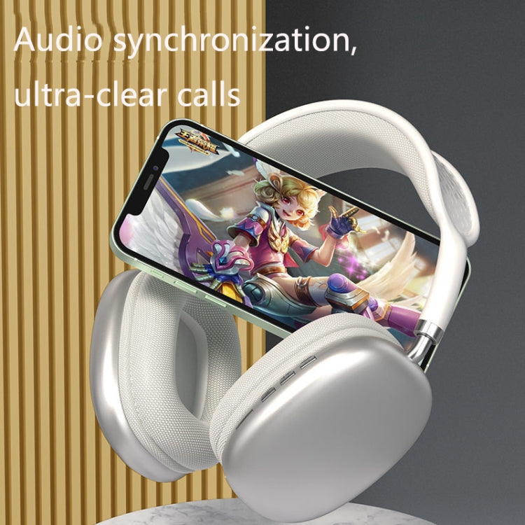 P9 Bluetooth 5.1 Subwoofer Wireless Headset Support AUX / TF Card(Red) - Headset & Headphone by PMC TechLife | Online Shopping South Africa | PMC TechLife