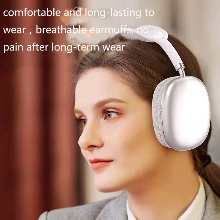 P9 Bluetooth 5.1 Subwoofer Wireless Headset Support AUX / TF Card(Blue) - Headset & Headphone by PMC TechLife | Online Shopping South Africa | PMC TechLife