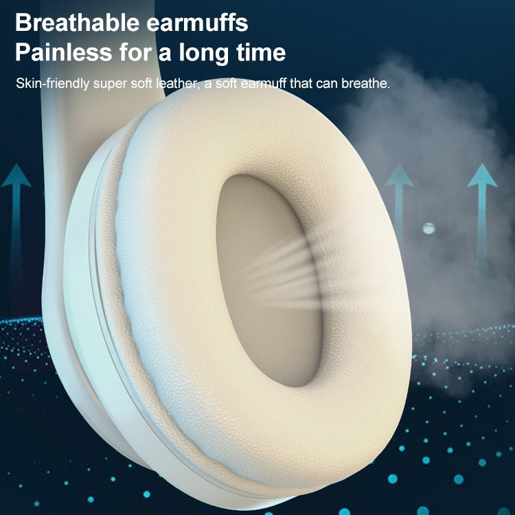 B39 Wireless Bluetooth Headset Subwoofer With Breathing Light Support TF Card(Red Black) - Headset & Headphone by PMC TechLife | Online Shopping South Africa | PMC TechLife | Buy Now Pay Later Mobicred