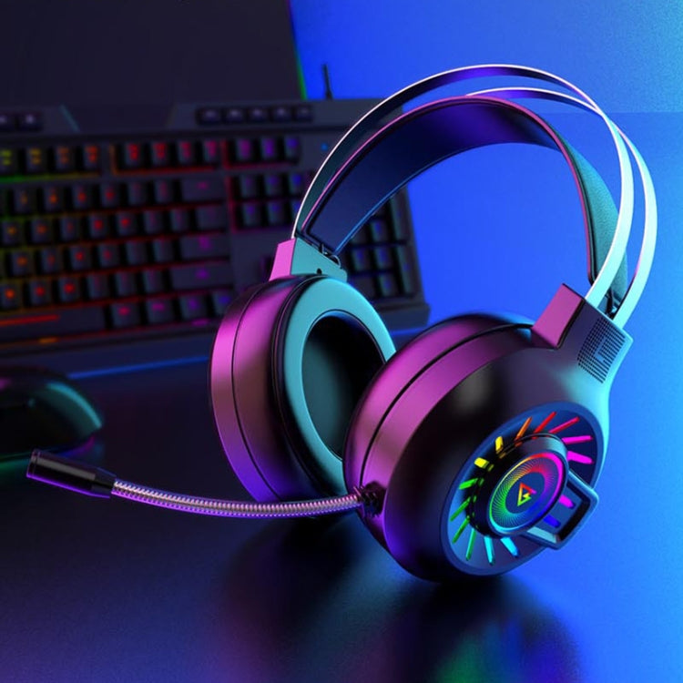 FOREV G97 RGB Luminous Wired Game Headset with Mic, Spec: 7.1 Channel (Black) - free shipping - PMC TechLife - Order now!
