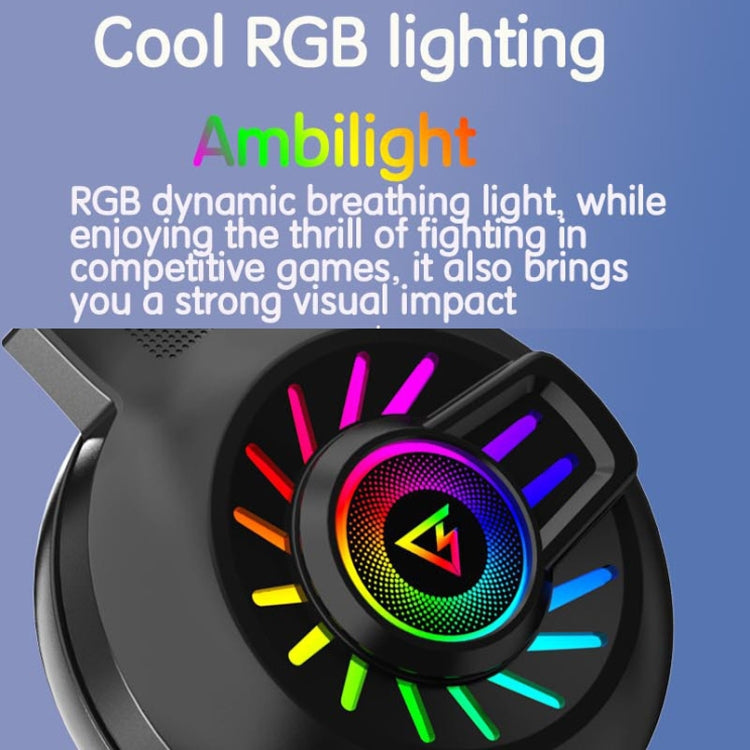 FOREV G97 RGB Luminous Wired Game Headset with Mic, Spec: 7.1 Channel (Black) - free shipping - PMC TechLife - Order now!