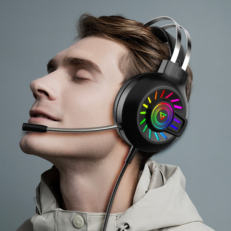 FOREV G97 RGB Luminous Wired Game Headset with Mic, Spec: 7.1 Channel (Black) - free shipping - PMC TechLife - Order now!