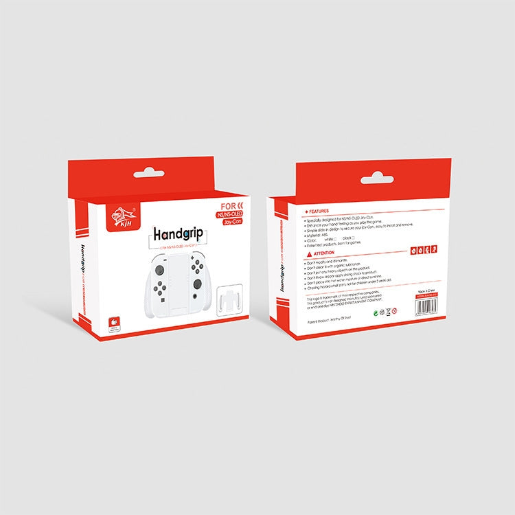 KJH NS-072 ABS Integrated Design Game Grip For Switch OLED(Black) - Gamepads by PMC TechLife | Online Shopping South Africa | PMC TechLife