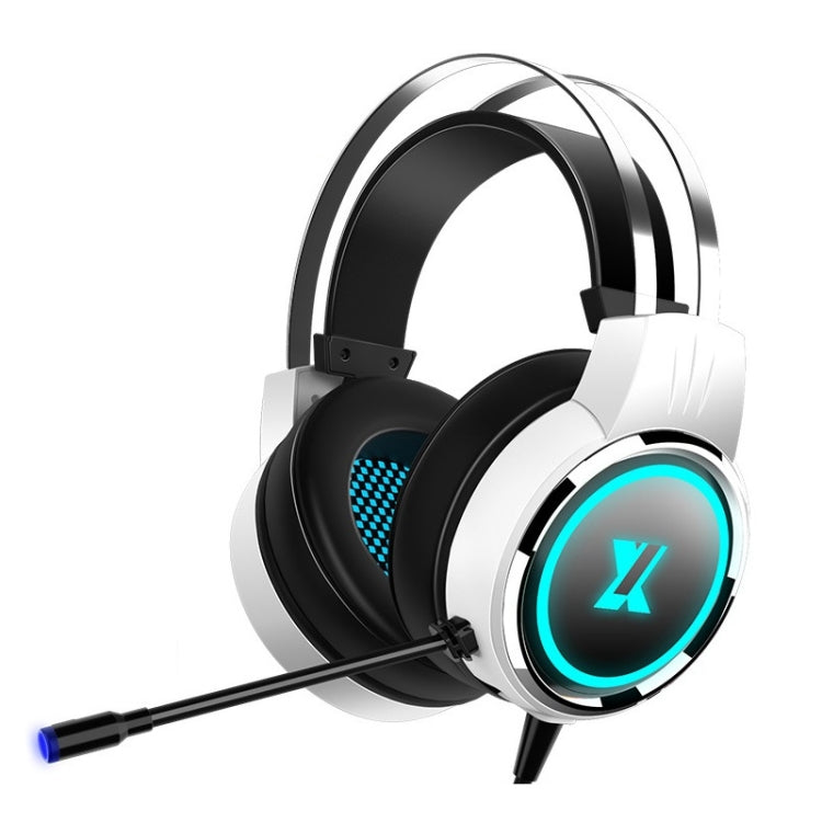 Heir Audio Head-Mounted Gaming Wired Headset With Microphone, Colour: X8 Double Hole Upgrade (Stars White) - free shipping - PMC TechLife - Order now!
