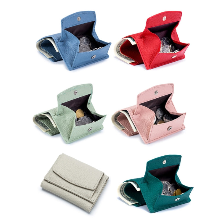 CL-2753 Leather RFID Short Coin Purse Wallet(Light Pink) - free shipping - PMC TechLife - Order now!