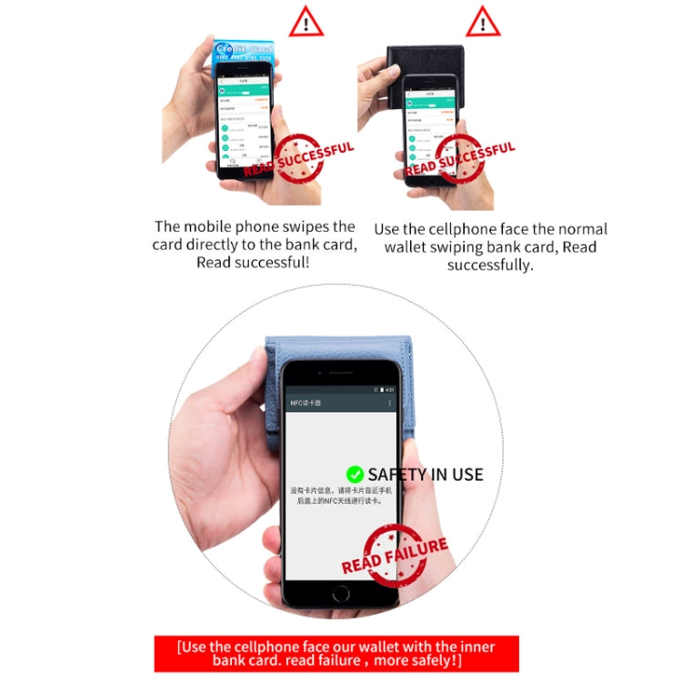 CL-2753 Leather RFID Short Coin Purse Wallet(Rice White) - Antimagnetic RFID Package by PMC TechLife | Online Shopping South Africa | PMC TechLife | Buy Now Pay Later Mobicred