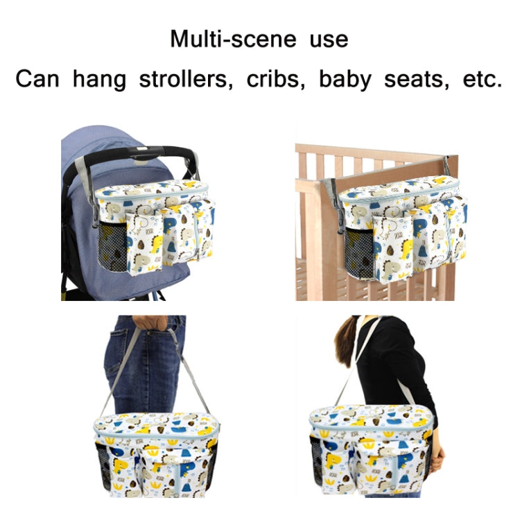 Multifunctional Baby Stroller Storage Bag, Colour: White Alpaca - Strollers Accessories by PMC TechLife | Online Shopping South Africa | PMC TechLife