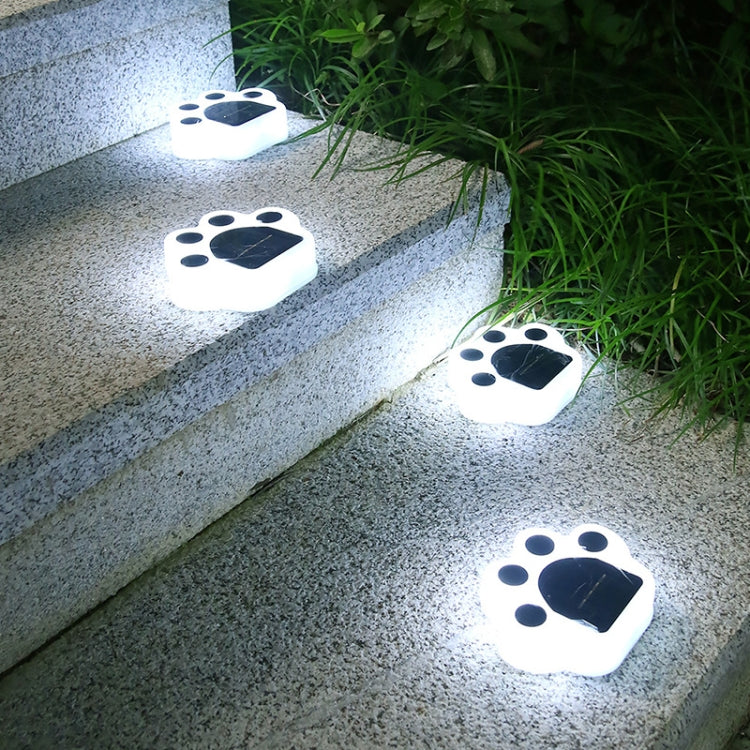 Bear Paw Outdoor Solar LED Courtyard Buried Light(White Light) - Buried Lights by PMC TechLife | Online Shopping South Africa | PMC TechLife
