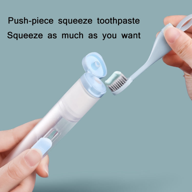 ETRAVEL Travel Portable Folding Toothbrush Set(Sky Blue) - Toothbrushes by ETRAVEL | Online Shopping South Africa | PMC TechLife