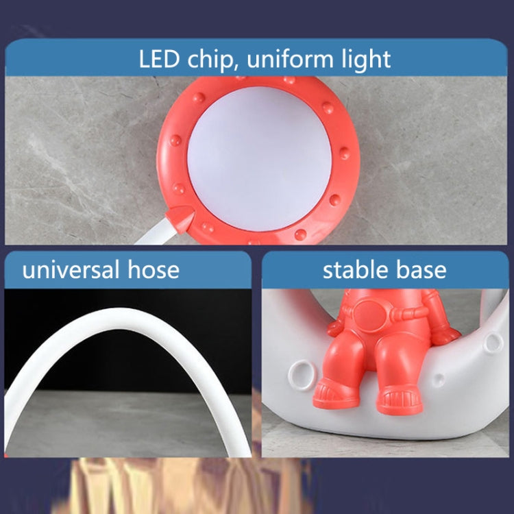 Student Dormitory Bedside Reading Desk Lamp(6617-2 Red) -  by PMC TechLife | Online Shopping South Africa | PMC TechLife