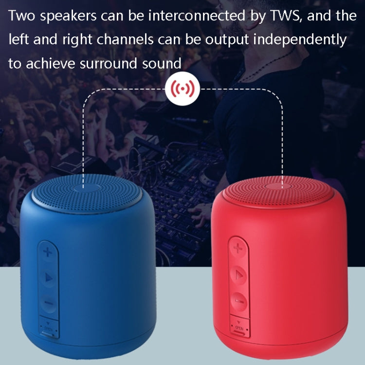 F9 TWS Mini Portable Bluetooth Speaker Support TF Card(No FM-Blue) - Mini Speaker by PMC TechLife | Online Shopping South Africa | PMC TechLife