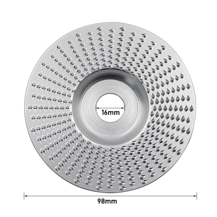 Woodworking Sanding Plastic Stab Discs Hard Round Grinding Wheels For Angle Grinders, Specification: 98mm Silver Plane - Abrasive Tools & Accessories by PMC TechLife | Online Shopping South Africa | PMC TechLife