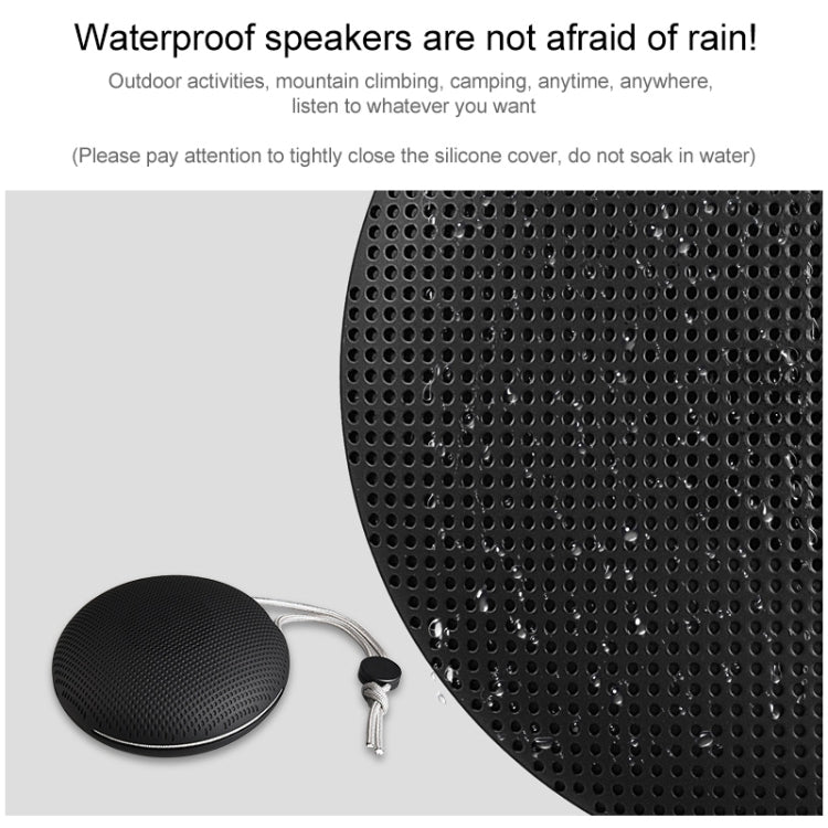 F5 TWS Outdoor Waterproof Mini Bluetooth Speaker with Lanyard Support Hands-free(Black) - Mini Speaker by PMC TechLife | Online Shopping South Africa | PMC TechLife