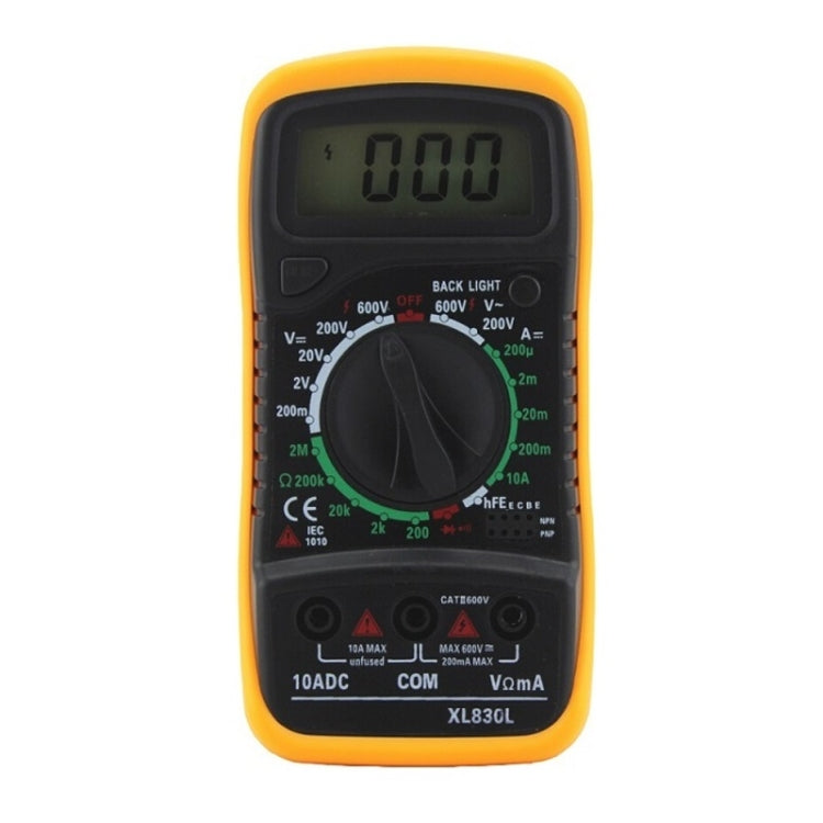 ANENG XL830L Multi-Function Digital Display High-Precision Digital Multimeter, Specification: Bubble Bag Packing(Orange) - free shipping - PMC TechLife - Order now!