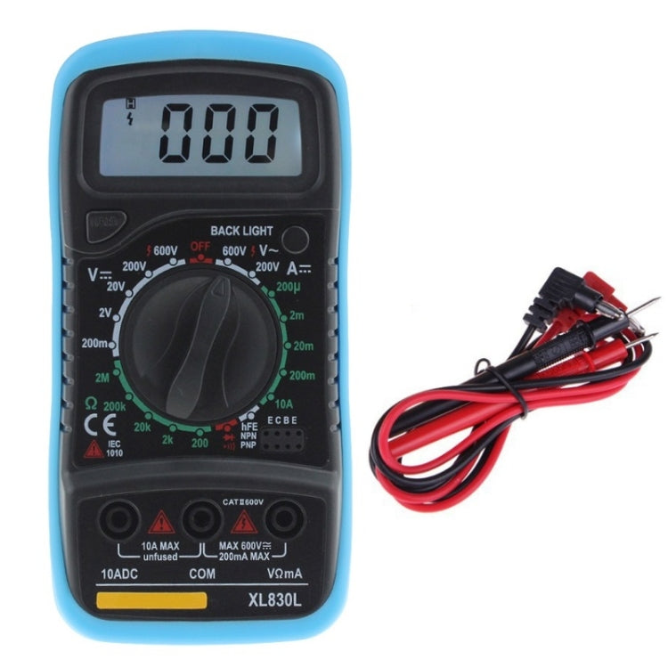 ANENG XL830L Multi-Function Digital Display High-Precision Digital Multimeter, Specification: Bubble Bag Packing(Blue) - free shipping - PMC TechLife - Order now!
