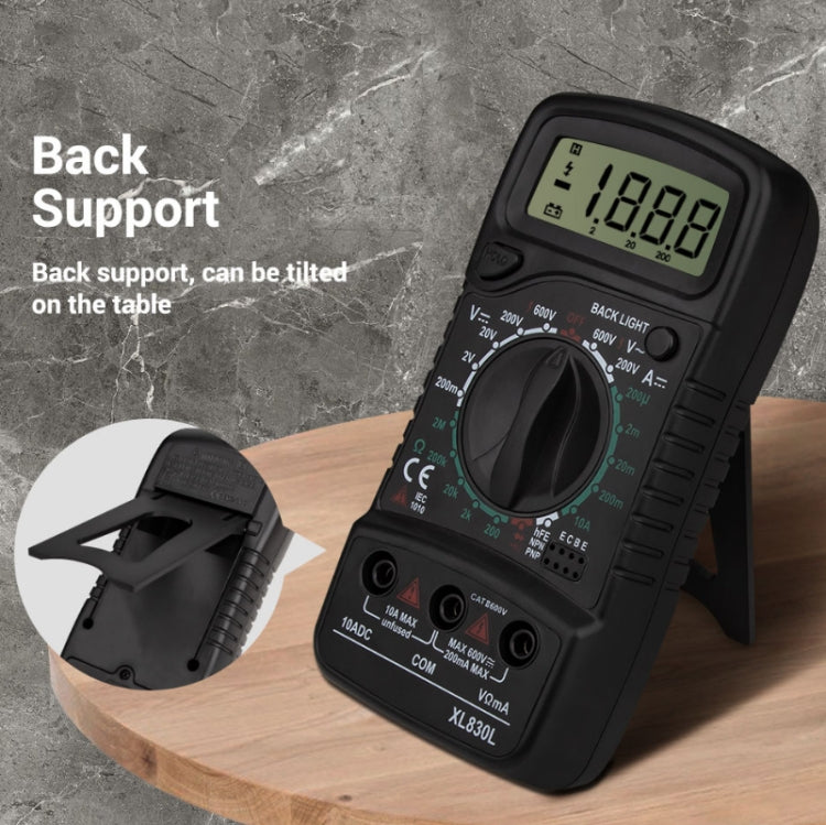 ANENG XL830L Multi-Function Digital Display High-Precision Digital Multimeter, Specification: Bubble Bag Packing(Green) - free shipping - PMC TechLife - Order now!