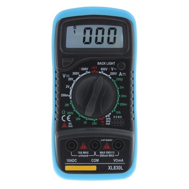 ANENG XL830L Multi-Function Digital Display High-Precision Digital Multimeter, Specification: Standard+10A Extra Tip Pen(Blue) - free shipping - PMC TechLife - Order now!