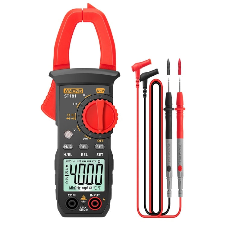 ANENG Intelligent Digital Backlit Clamp-On High-Precision Multimeter, Specification: ST181 - Digital Multimeter by ANENG | Online Shopping South Africa | PMC TechLife | Buy Now Pay Later Mobicred